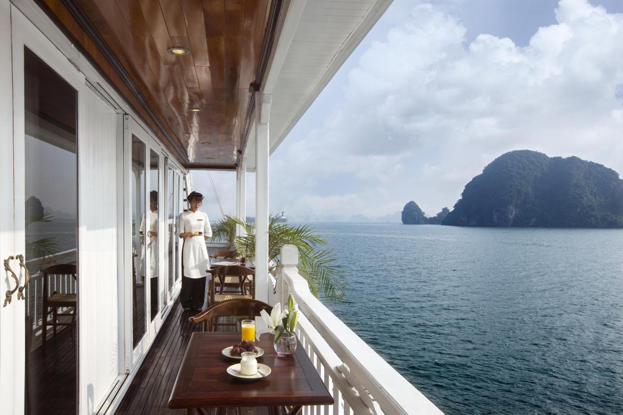 ホテル Hera Boutique Cruise Ha Long Bay エクステリア 写真
